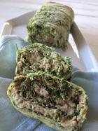 Rocket and tuna roulade