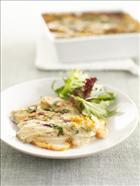 Sweet Potato and Jerusalem Artichoke Gratin