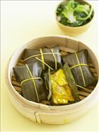 Baked Snapper in Banana Leaves